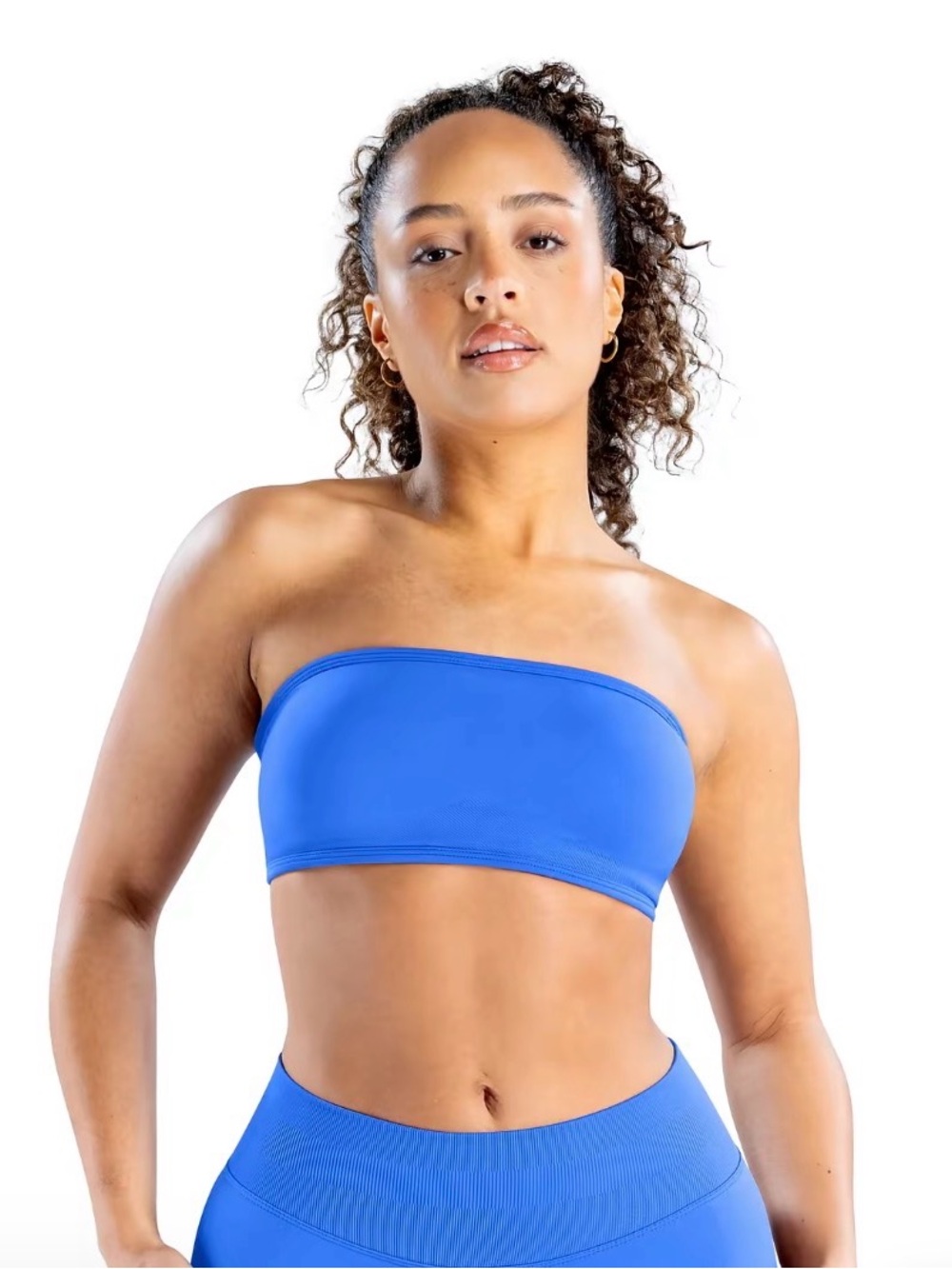 Backless Bandeau Sports Strapless Bra Sz L new